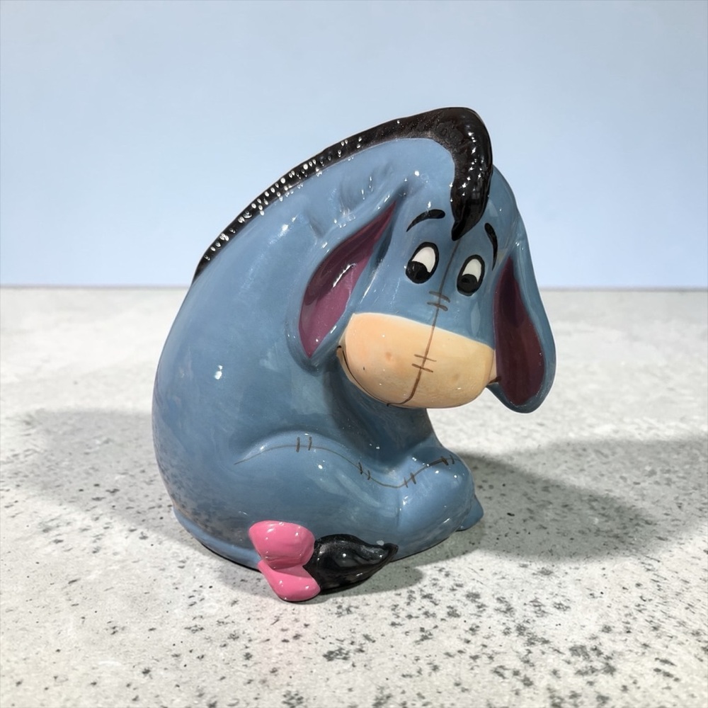 VINTAGE DISNEY EEYORE CERAMIC TOOTHBRUSH HOLDER – HOLDS FOUR TOOTHBRUSHES - Picture 1 of 1